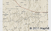 Shaded Relief Map of SIMDLANGENTSHA