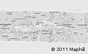 Silver Style Panoramic Map of SIMDLANGENTSHA