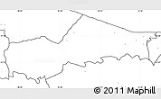 Blank Simple Map of SIMDLANGENTSHA, no labels