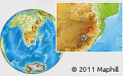 Physical Location Map of VOLKSRUST