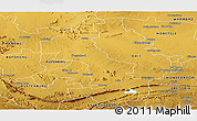 Physical Panoramic Map of BRITS