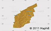 Physical Map of COLIGNY, cropped outside