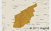 Physical Map of COLIGNY, shaded relief outside