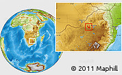 Physical Location Map of RUSTENBURG