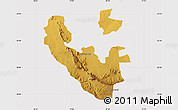 Physical Map of RUSTENBURG, cropped outside