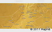 Physical Panoramic Map of TAUNG