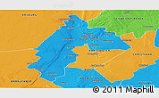 Political Panoramic Map of TAUNG
