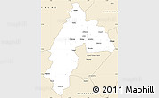 Classic Style Simple Map of TAUNG