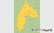 Savanna Style Simple Map of TAUNG
