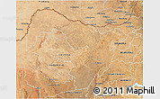Satellite 3D Map of VRYBURG
