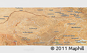 Satellite Panoramic Map of VRYBURG