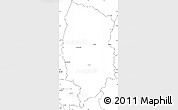 Blank Simple Map of CALVINIA