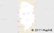 Classic Style Simple Map of CALVINIA