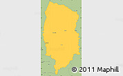Savanna Style Simple Map of CALVINIA