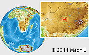 Physical Location Map of KIMBERLEY