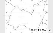 Blank Simple Map of KIMBERLEY, no labels