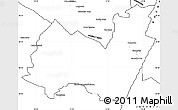 Blank Simple Map of KIMBERLEY