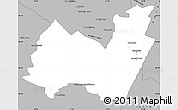 Gray Simple Map of KIMBERLEY