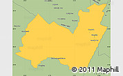 Savanna Style Simple Map of KIMBERLEY