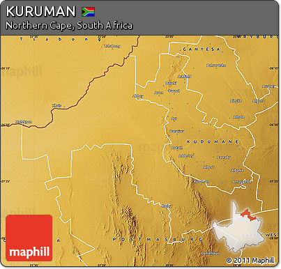 Physical Map of KURUMAN