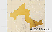 Physical Map of KURUMAN, lighten