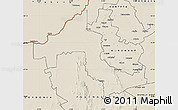 Shaded Relief Map of KURUMAN