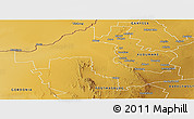 Physical Panoramic Map of KURUMAN