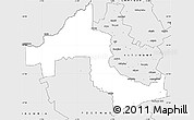 Silver Style Simple Map of KURUMAN
