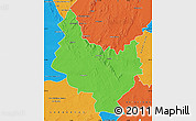 Political Map of PRIESKA