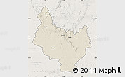 Shaded Relief Map of PRIESKA, lighten