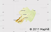 Physical Map of BOLOBEDU, cropped outside