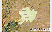 Physical Map of BOLOBEDU, satellite outside