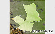 Physical 3D Map of PHALABORWA, darken
