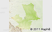 Physical 3D Map of PHALABORWA, lighten
