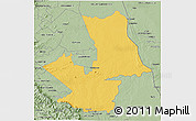 Savanna Style 3D Map of PHALABORWA