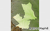 Physical Map of PHALABORWA, darken