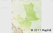 Physical Map of PHALABORWA, lighten