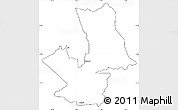 Blank Simple Map of PHALABORWA, cropped outside