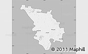 Gray Map of SESHEGO, single color outside