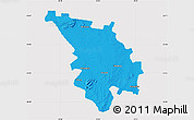 Political Map of SESHEGO, cropped outside
