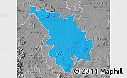 Political Map of SESHEGO, desaturated