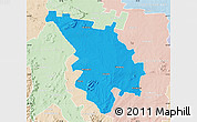 Political Map of SESHEGO, lighten