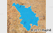 Political Map of SESHEGO, satellite outside