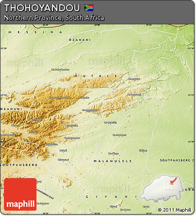 Physical Map of THOHOYANDOU