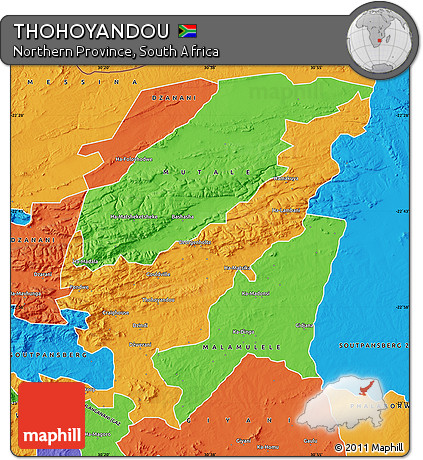 Political Map of THOHOYANDOU