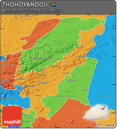 Political Map of THOHOYANDOU