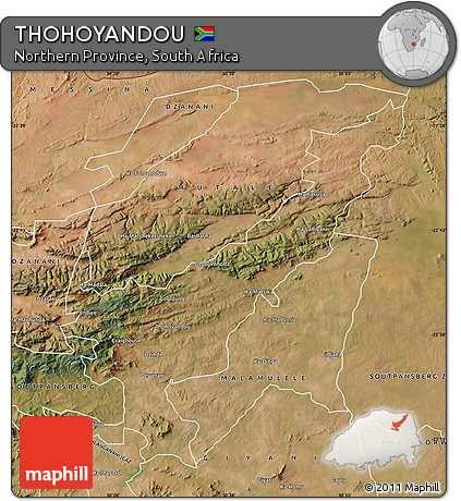 Satellite Map of THOHOYANDOU
