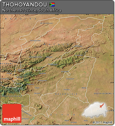 Satellite Map of THOHOYANDOU