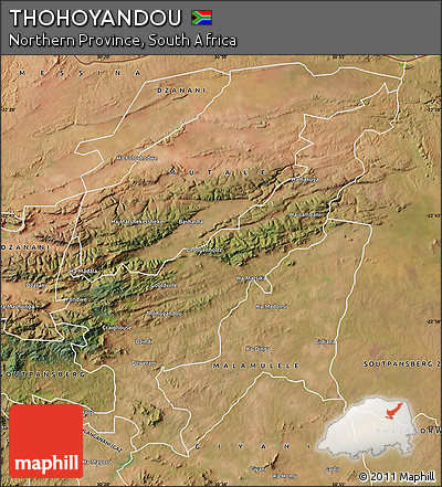 Satellite Map of THOHOYANDOU