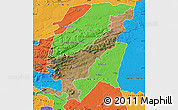 Satellite Map of THOHOYANDOU, political outside